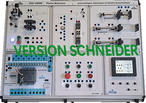 Banc Modulaire Automatis aux technologies pneumatiques, lectriques, lectropneumatique 4/4